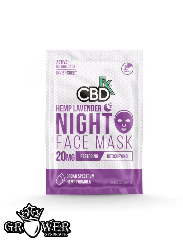 CBD Lavender Night Time Face Mask (Ночная маска для лица с лавандой) - Купить CBDfx в интернет магазине GrowerSyndicate