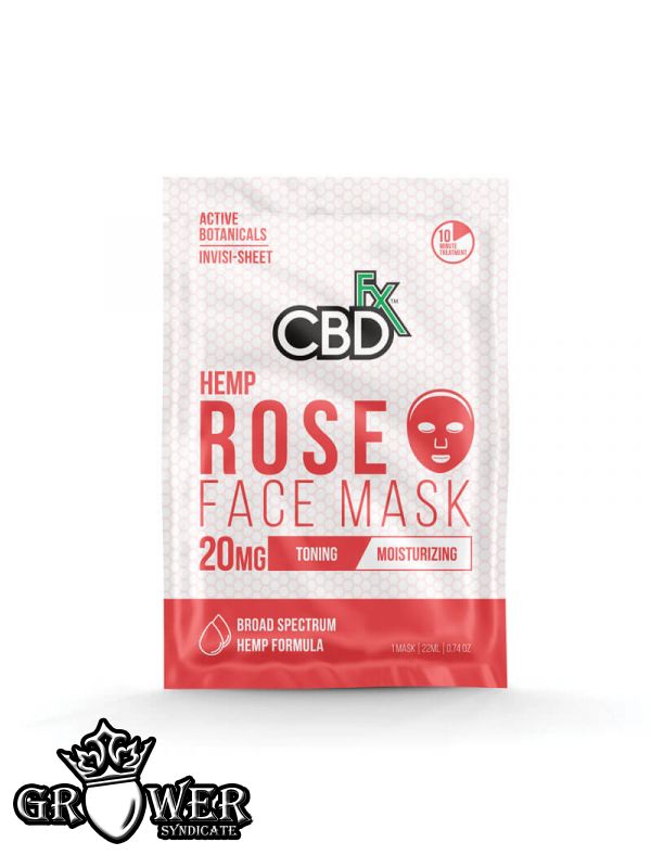 CBD Face Mask – Rose (Маска для лица с экстрактом розы) - Купить CBDfx в интернет магазине GrowerSyndicate
