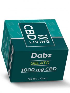 CBD Dabz/Wax/Shatter/Воск 1000mg CBD Living (Gelato) 1g