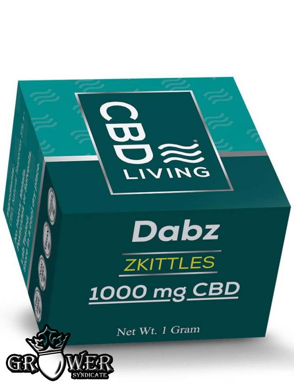 CBD Dabz/Wax/Shatter/Воск 1000mg CBD Living (Zkittles) 1g - Купить CBD Товары в интернет магазине GrowerSyndicate