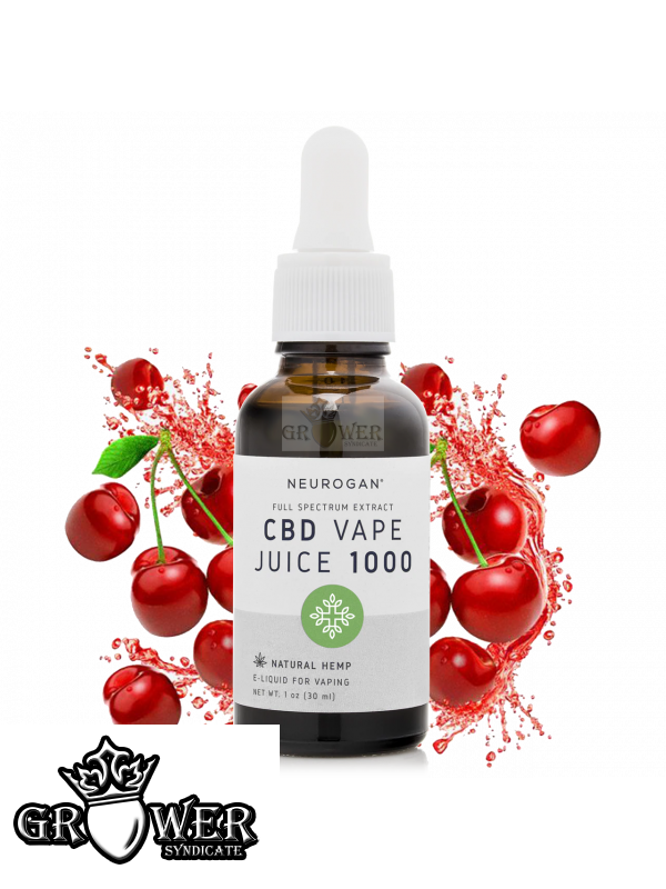 CBD Vape Juice Neurogan Full Spectrum (30ml) Cherry - Купить CBD Товары в интернет магазине GrowerSyndicate