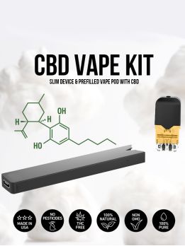 CBD Vape Pod Kit 500mg - Купить Товары с CBD в интернет магазине GrowerSyndicate