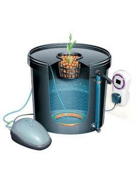 Гидропонная система DWC 3 pots 80 - Купить Оборудование в интернет магазине GrowerSyndicate